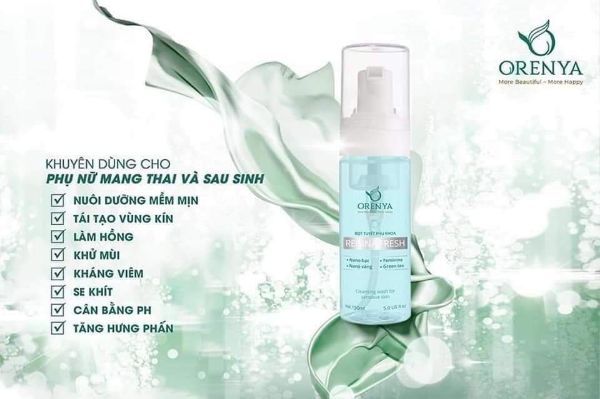 COMBO SẬP GIƯỜNG ORENYA [Bọt phụ khoa +Nước hoa vùng kín]