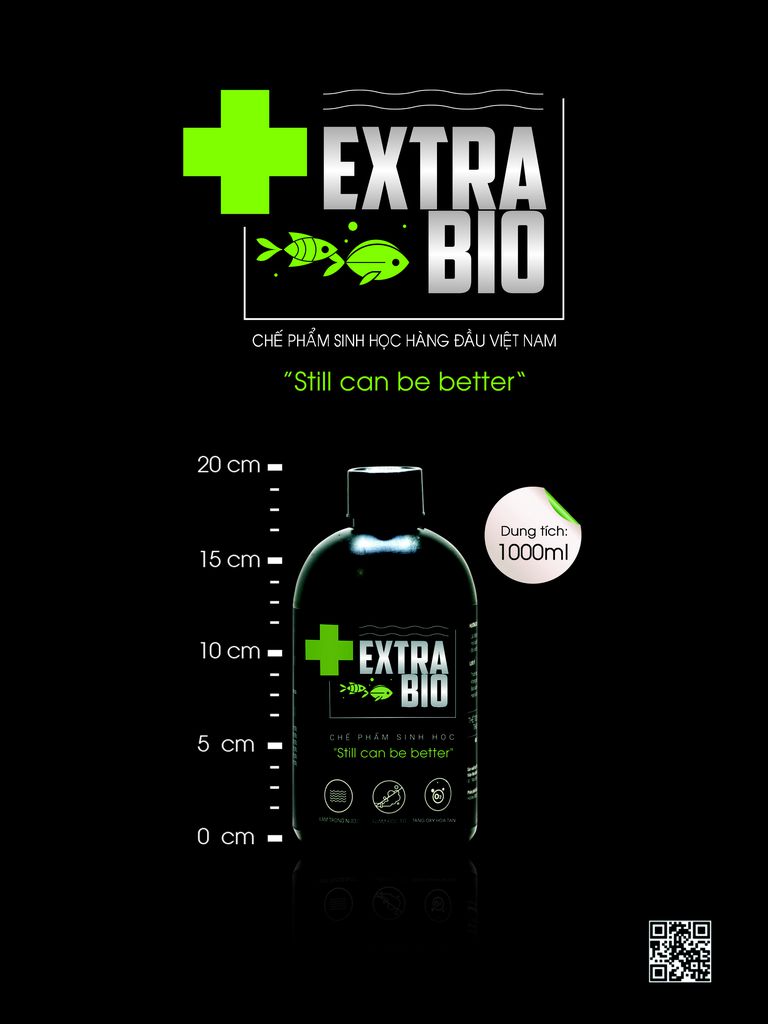 vi sinh extra bio cho hồ cá thủy sinh