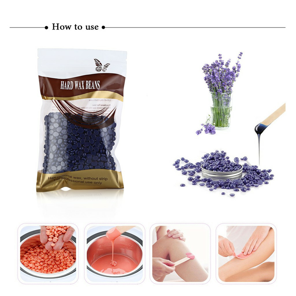 Sáp Wax Lông, Sáp Tẩy Lông, Tẩy Tế Bào Chết Toàn Thân Tại Nhà Dạng Hạt Đậu Hard Wax Bean 100G Dùng Cho Nồi Đun Sáp An Toàn Hiệu Qủa, Không Cần Tốn Quá Nhiều Tiền Và Thời Gian Để Ra Spa.