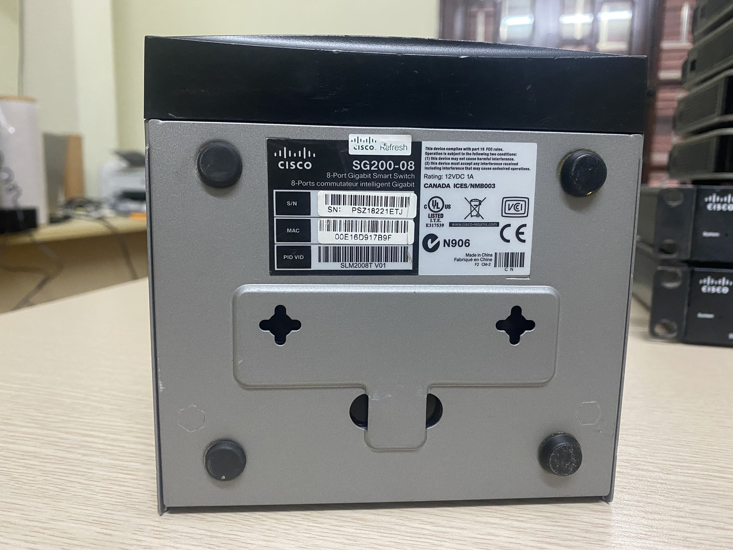 Bộ chia mạng CISCO SG200-08 8-PORT GIGABIT SMART SWITCH LAYER 2