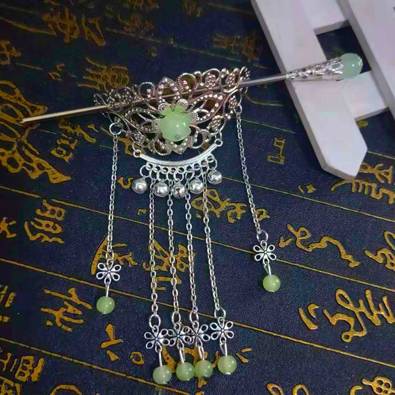 Bộ trâm cổ trang tua rua