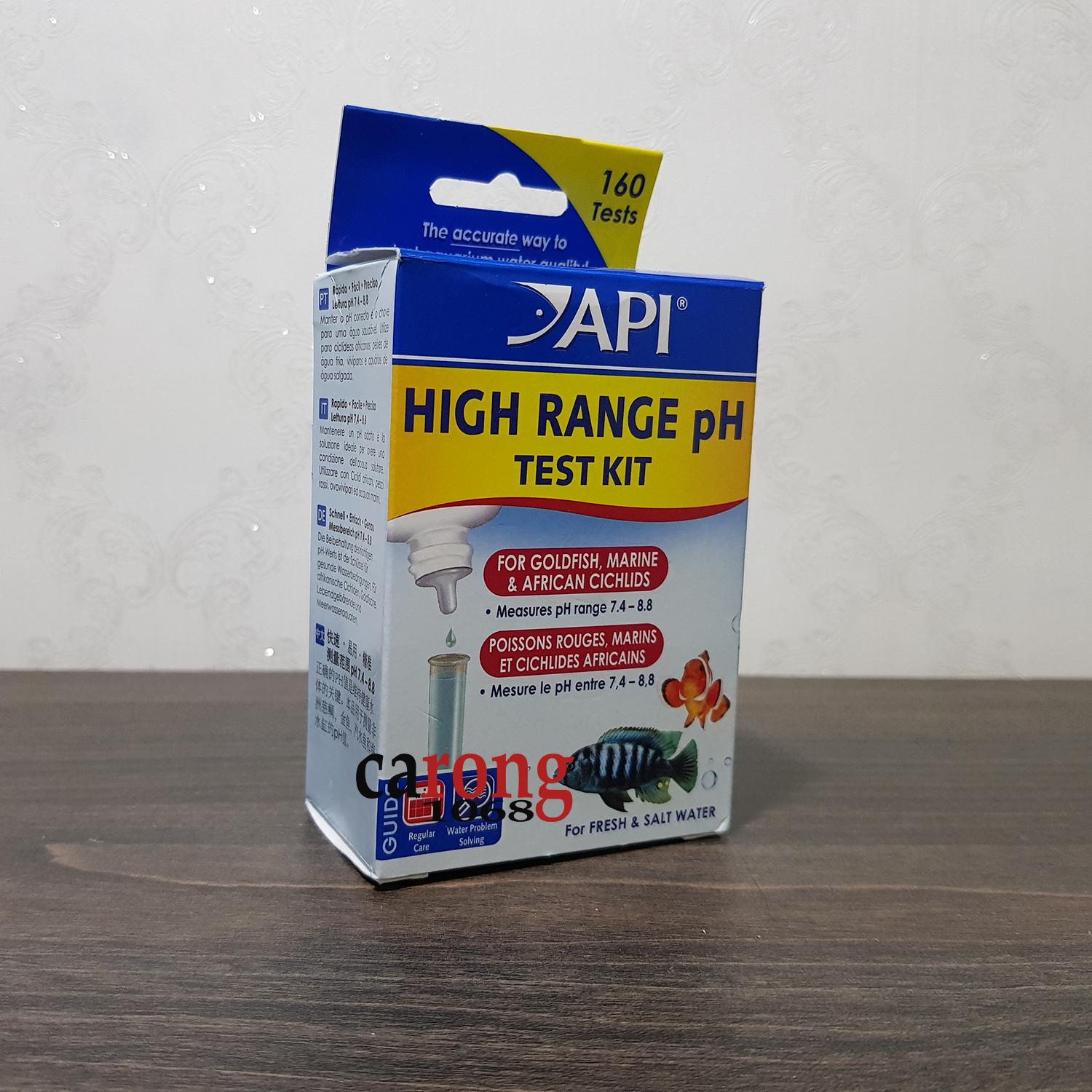 API High Range pH Test Kit Kiểm tra pH nước mặn nước biển API High Range pH Test Kit
