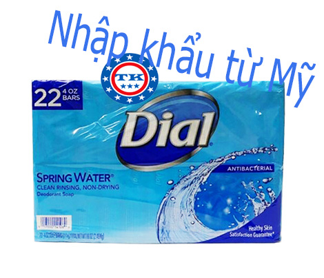 (HCM)Xà Bông Cục Dial Spring Water Antibacterial Bar Soap 113g - Mỹ