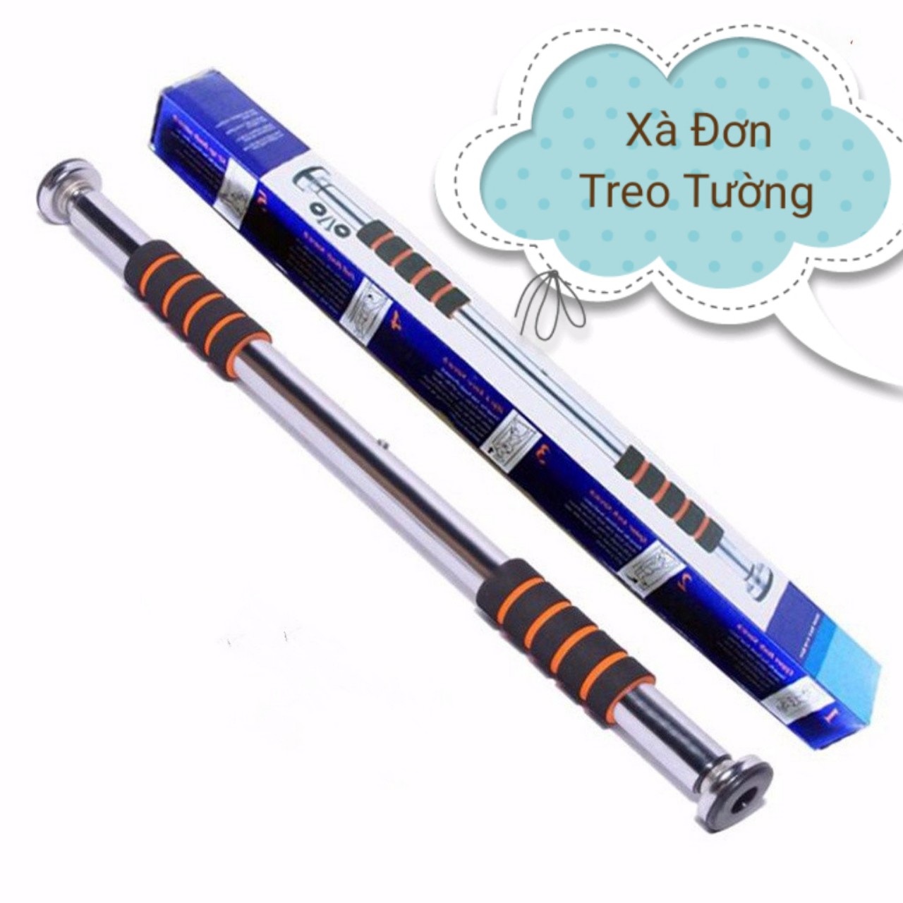 Xà đơn treo tường gắn cửa