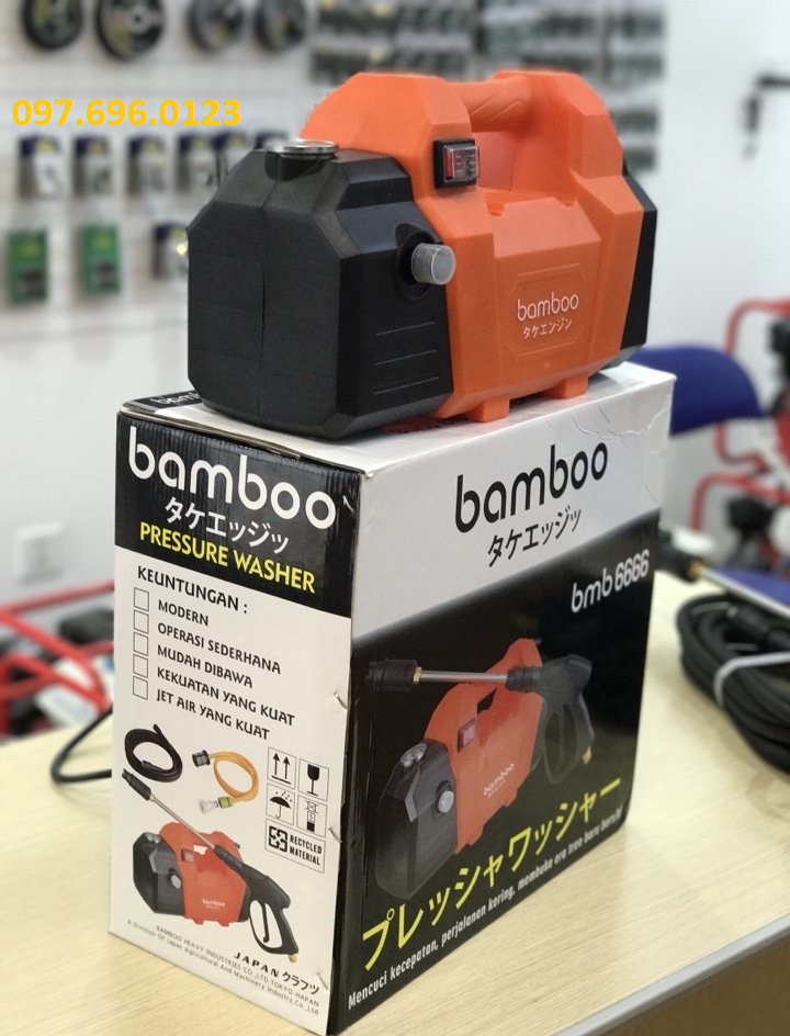 Máy Rửa Xe 1800W Bamboo 6666