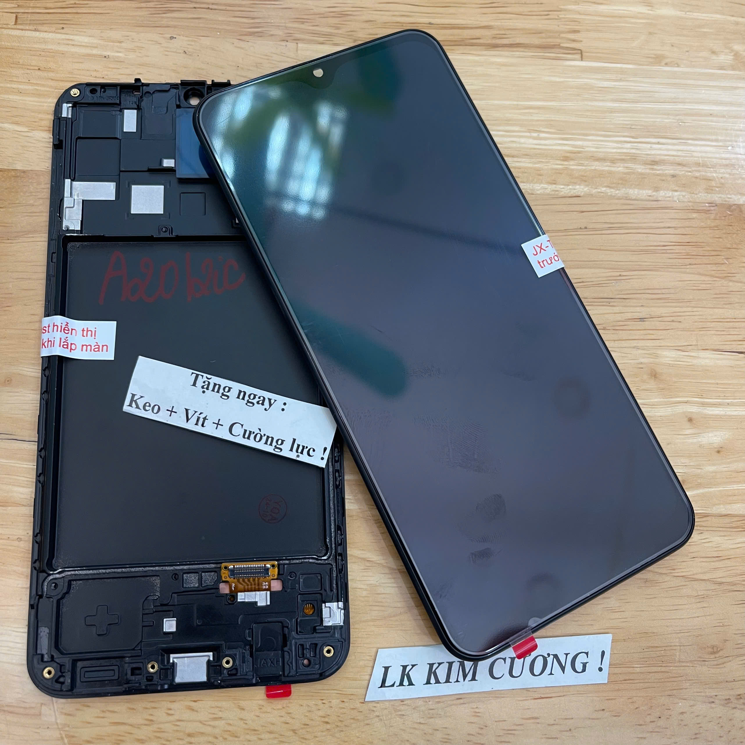 Màn hình thay thế ss  A20 -  liền khung - OLED (2IC)