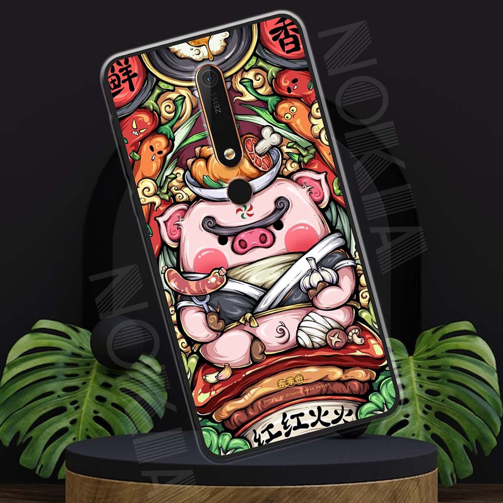 Ốp lưng Nokia 6.1, Nokia 6 (2018) mẫu BST Con giáp TPU