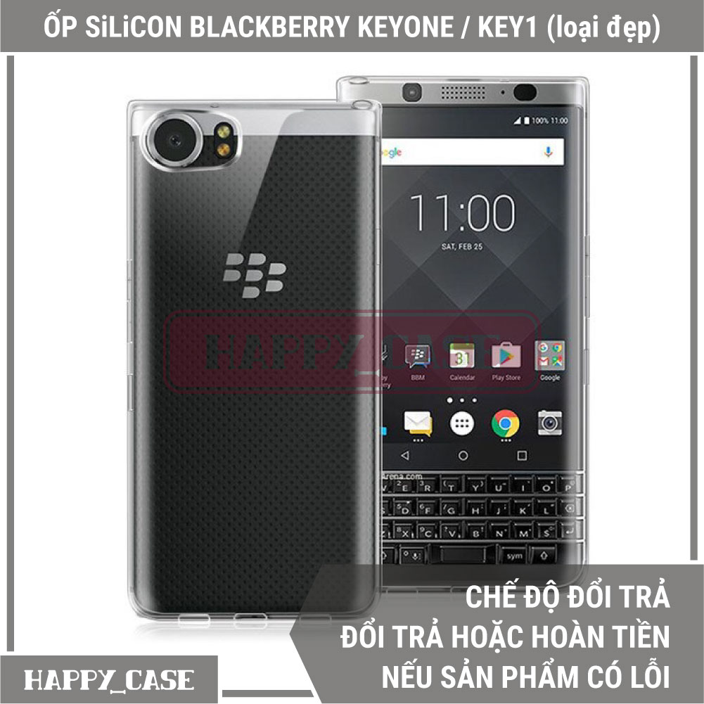 Ốp Lưng Điện Thoại BLACKBERRY KEYONE / BB KEY1 (Loại Đẹp) Thin Transparent Silicon