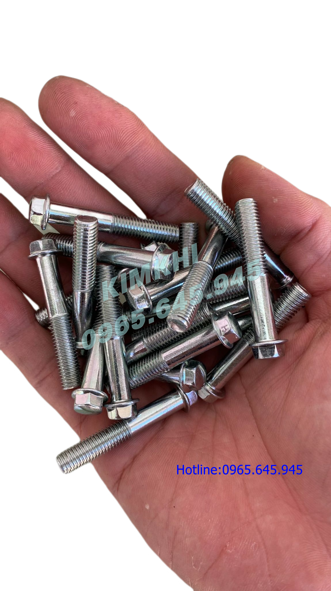 20 ốc bu lông 7 li dài 4 phân ốc lốc máy ốc mang cá