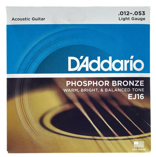 Dây đàn guitar acoustic DAddario EJ16 Phosphor Bronze
