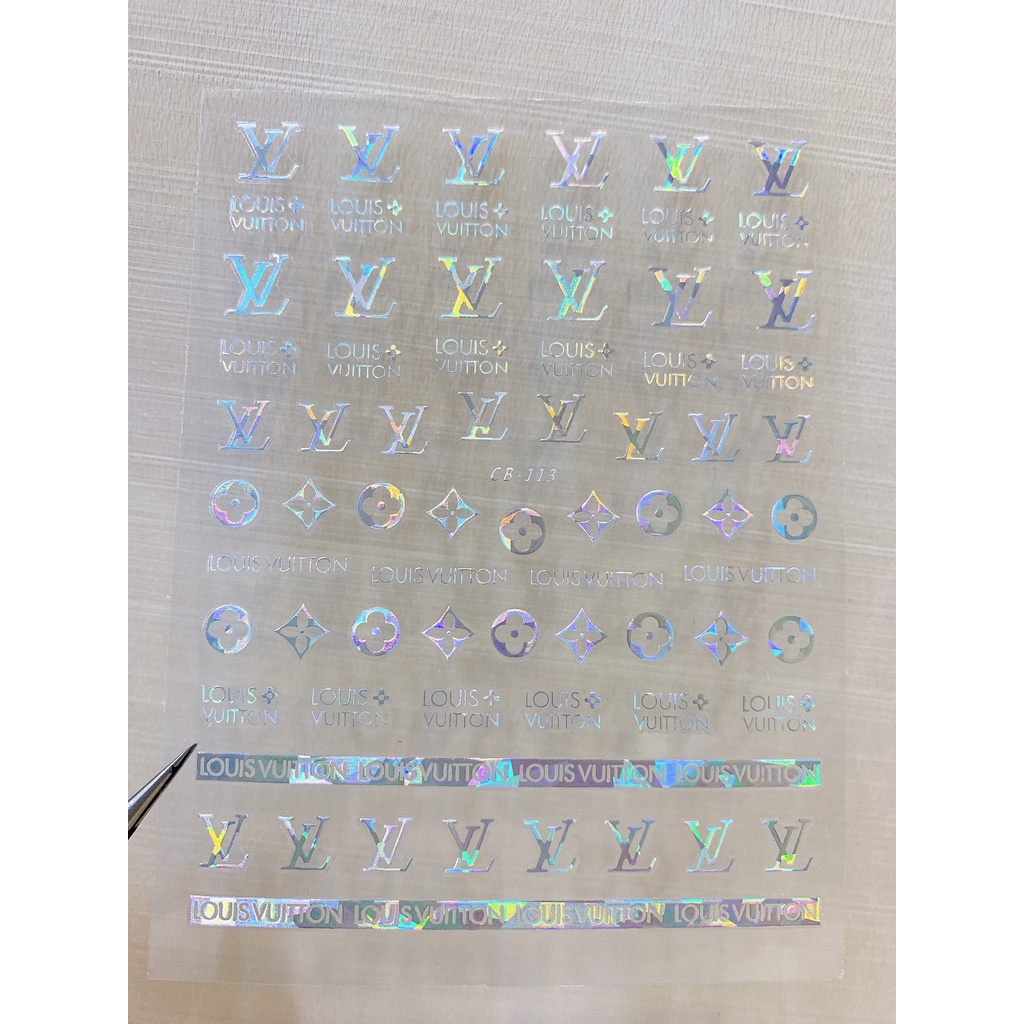 Sticker thương hiệu , miếng dán móng tay , nail hot trend