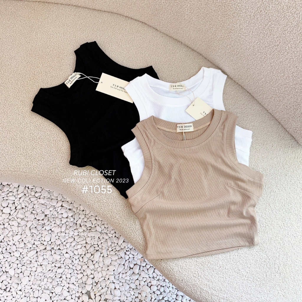 Áo 3 lỗ croptop tăm lạnh siêu hot