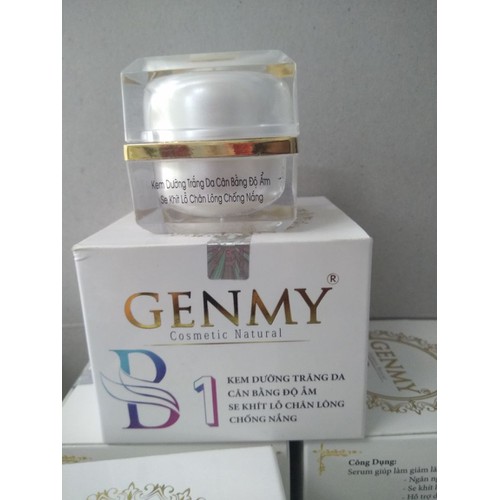 kem Genmy B1 dưỡng trắng da - cân bằng độ ẩm - se khít lỗ chân lông - chống nắng