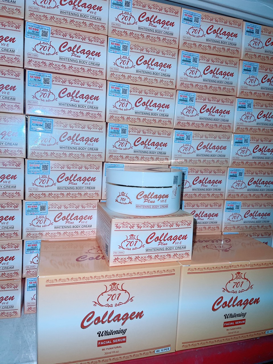 kem BODY Collagen Plus Vit E 701 chính hãng