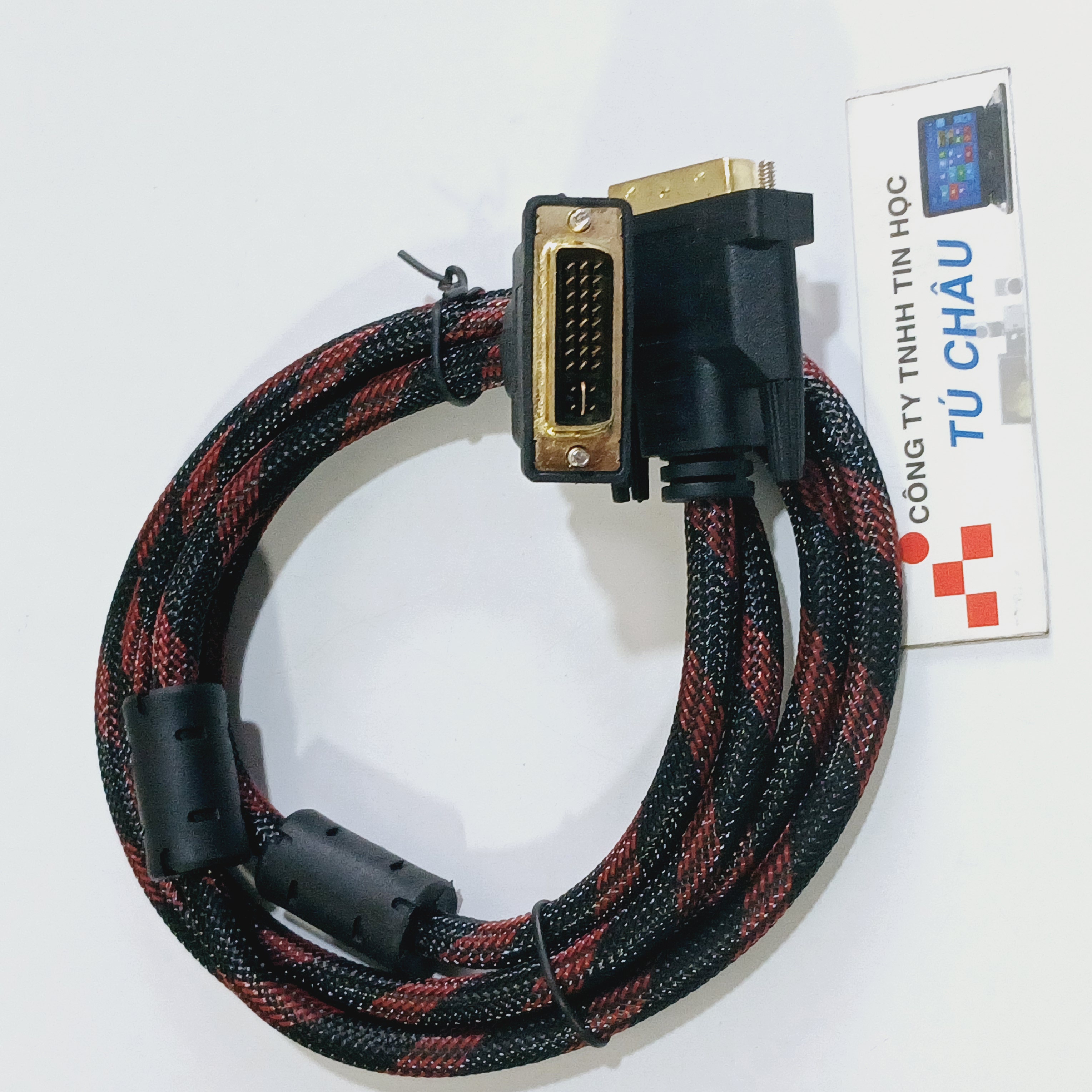 Cáp DVI / Chuẩn DVI - I (Chân kim 24 + 5) dài 1.5m (Cáp bọc vãi dù)