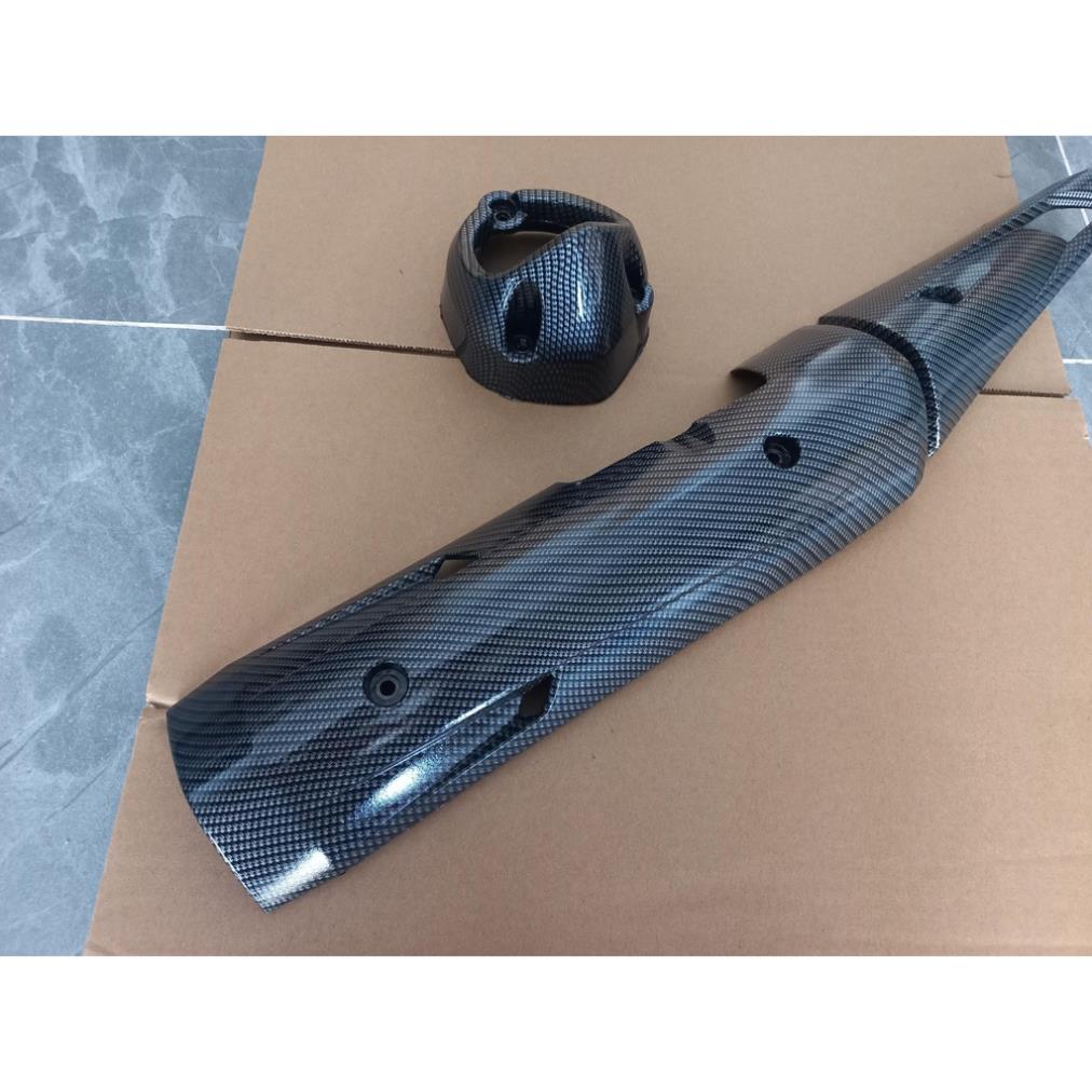 ốp pô ex150 sơn cacbon kiểu zin