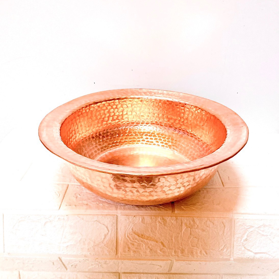 CHẬU ĐỒNG ĐỎ 36CM CHẤT LIỆU BẰNG ĐỒNG ĐỎ 💯