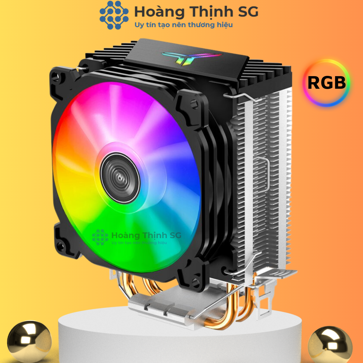 Jonsbo cr1200 cpu heat sink led color change cpu fan-hoang thinh sg