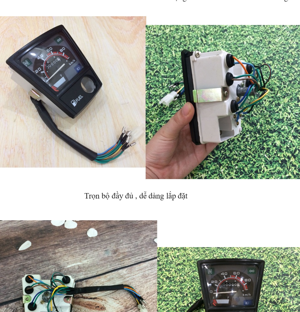 đồng hồ đo tốc độ xe CUB 82 DD báo công tơ