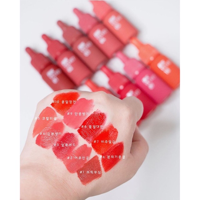 (New - 10 Màu) Son Kem Lì Peripera Ink Velvet Tint