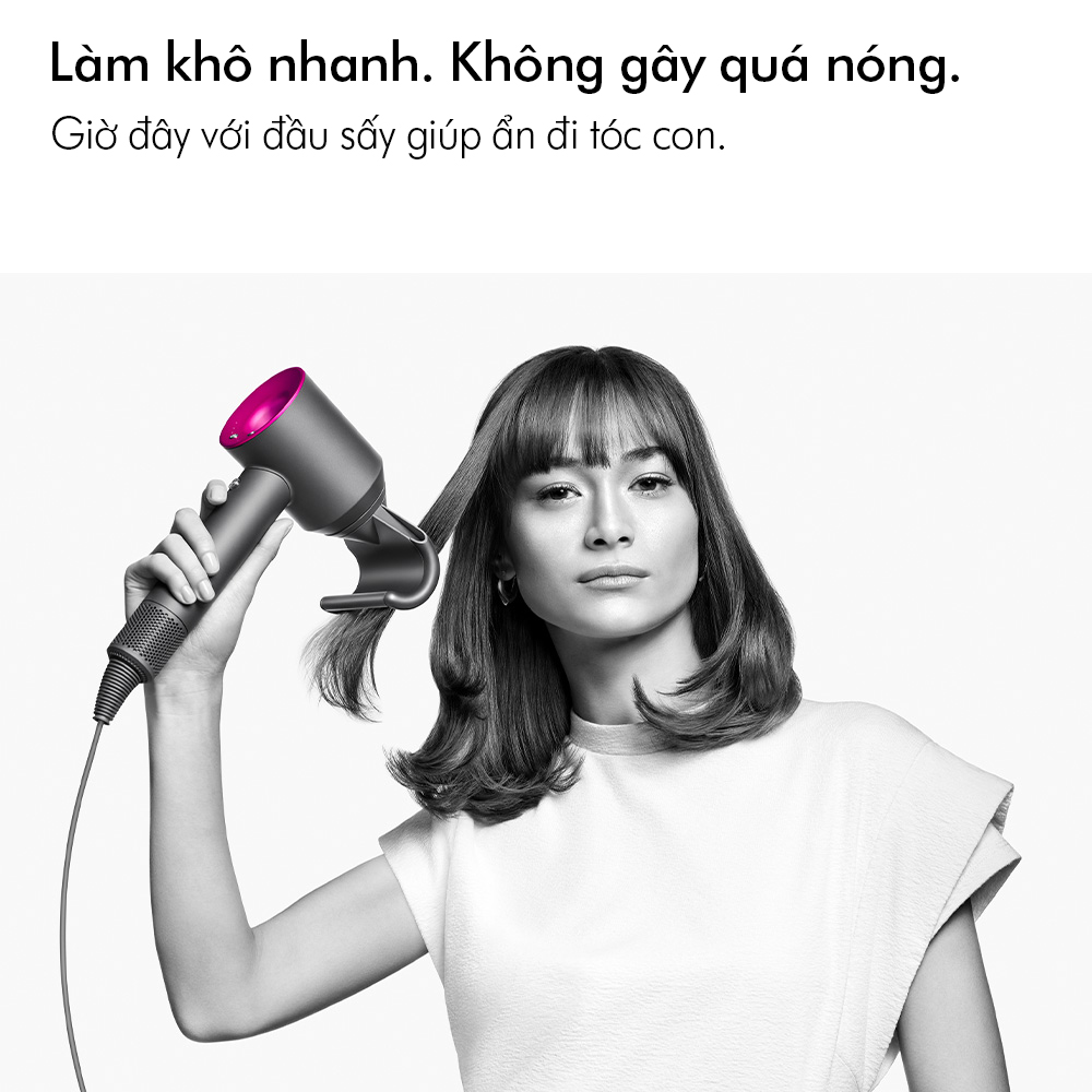 [DUY NHẤT 3.4: VC 12% Tối đa 3 Triệu] Máy sấy tóc Dyson Supersonic ™ HD08 (Hồng/Xám Trắng)