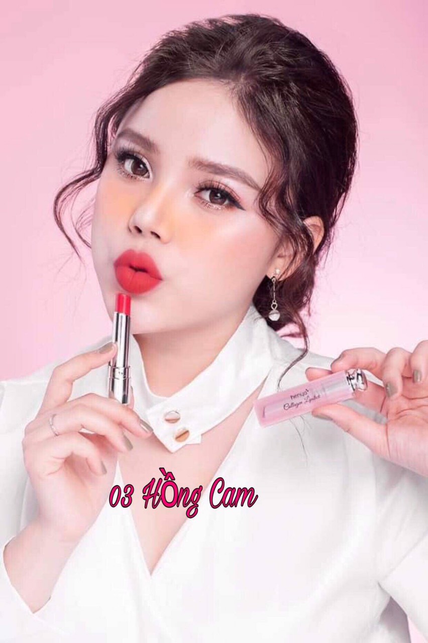(CHÍNH HÃNG) Son lì collagen Las beauty