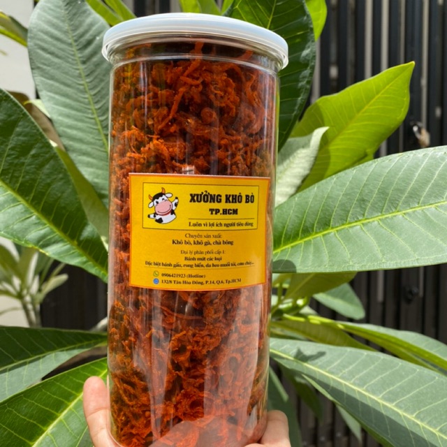 Heo giả bò lon 500g sỉ ( 1kg 2 lon)