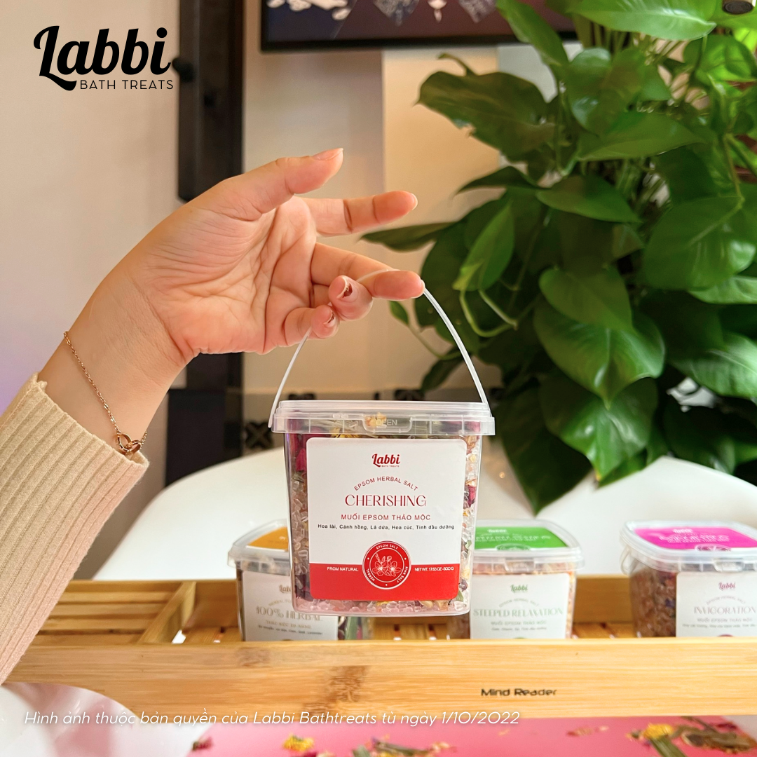 CHERISHING - Muối epsom thảo mộc [Labbi Bathtreats] Epsom herbal salt