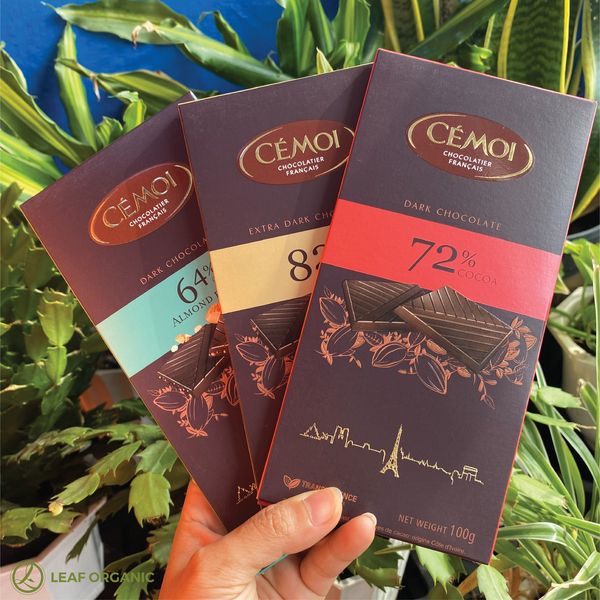 Socola đen cacao dạng thanh Cémoi - Leafhouse hcm