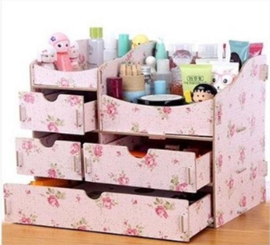 Tủ gỗ mini cho mẹ và bé tiện dụng( màu gỗ)