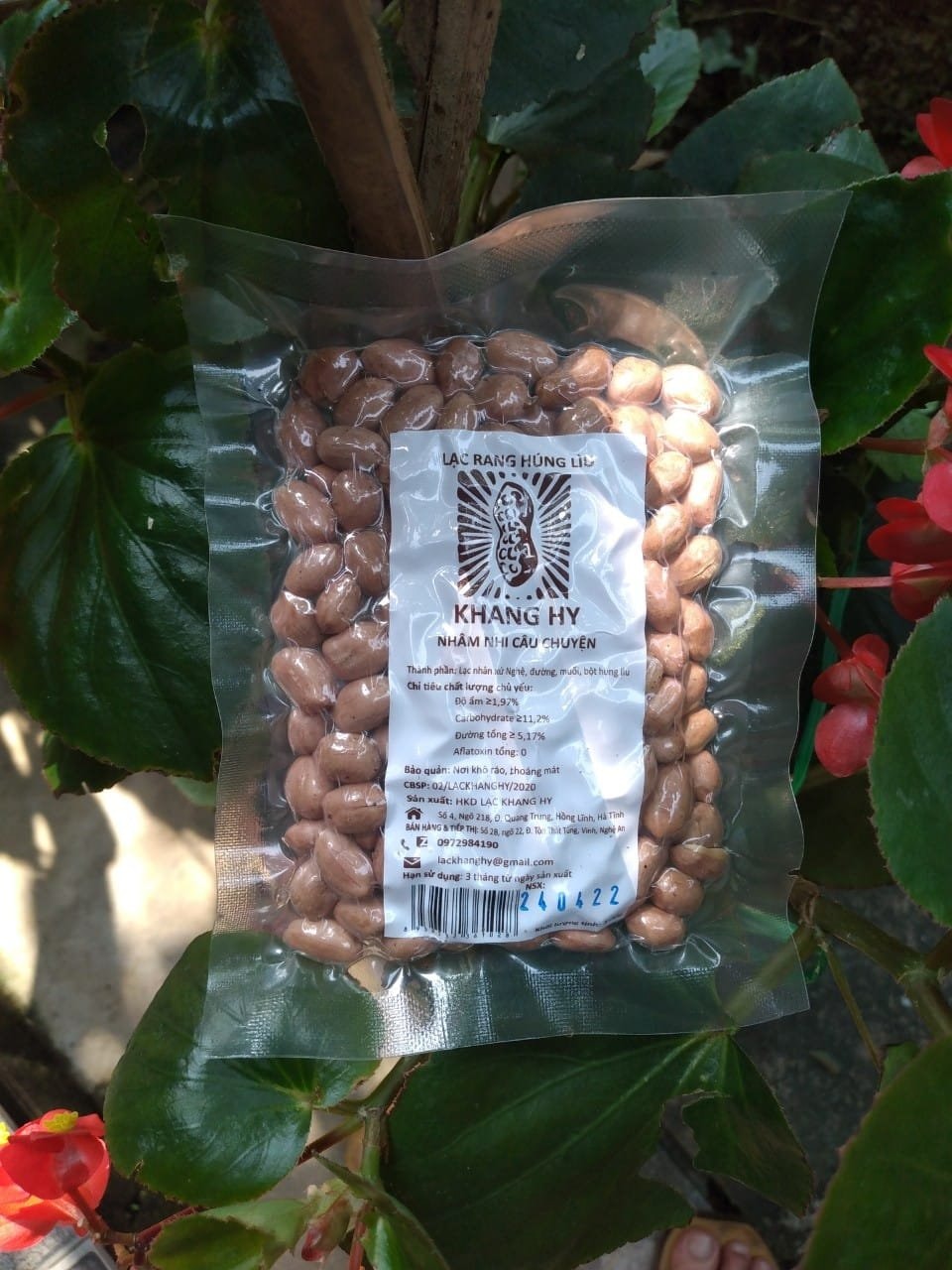 Lạc rang húng lìu Khang Hy 100g