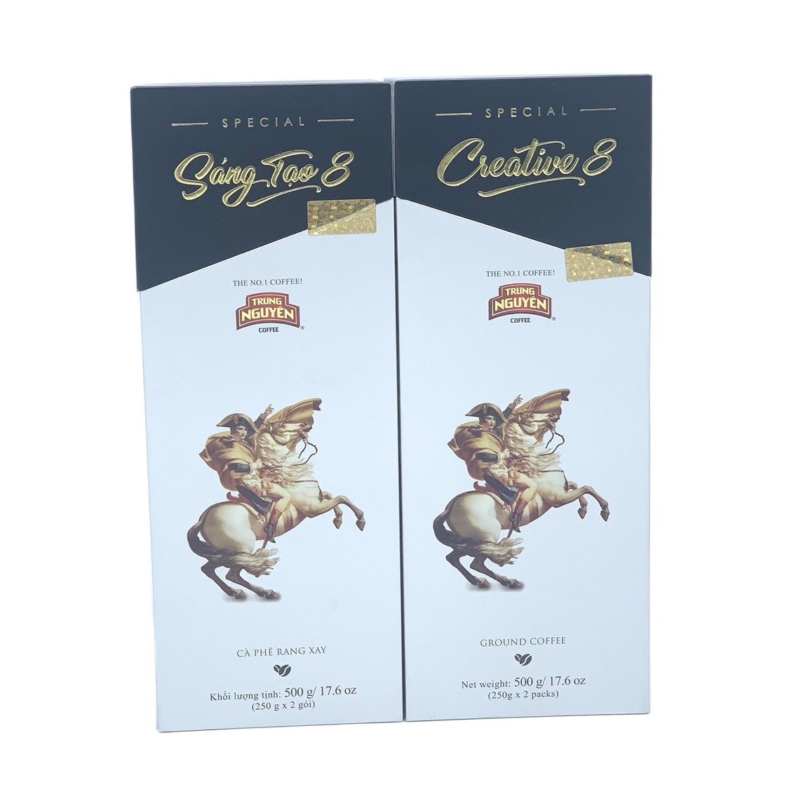 (Combo 2 Hộp) Cà phê Sáng tạo 8 Trung Nguyên - Cà phê Bột Pha Phin( Hộp 500gam)