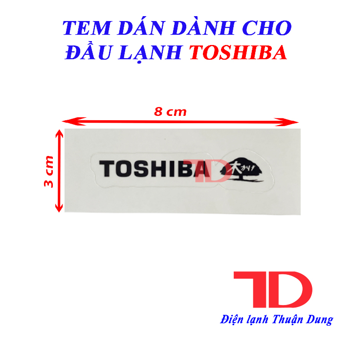 Tem dán trang trí dành cho máy lạnh Điện Lạnh Thuận Dung