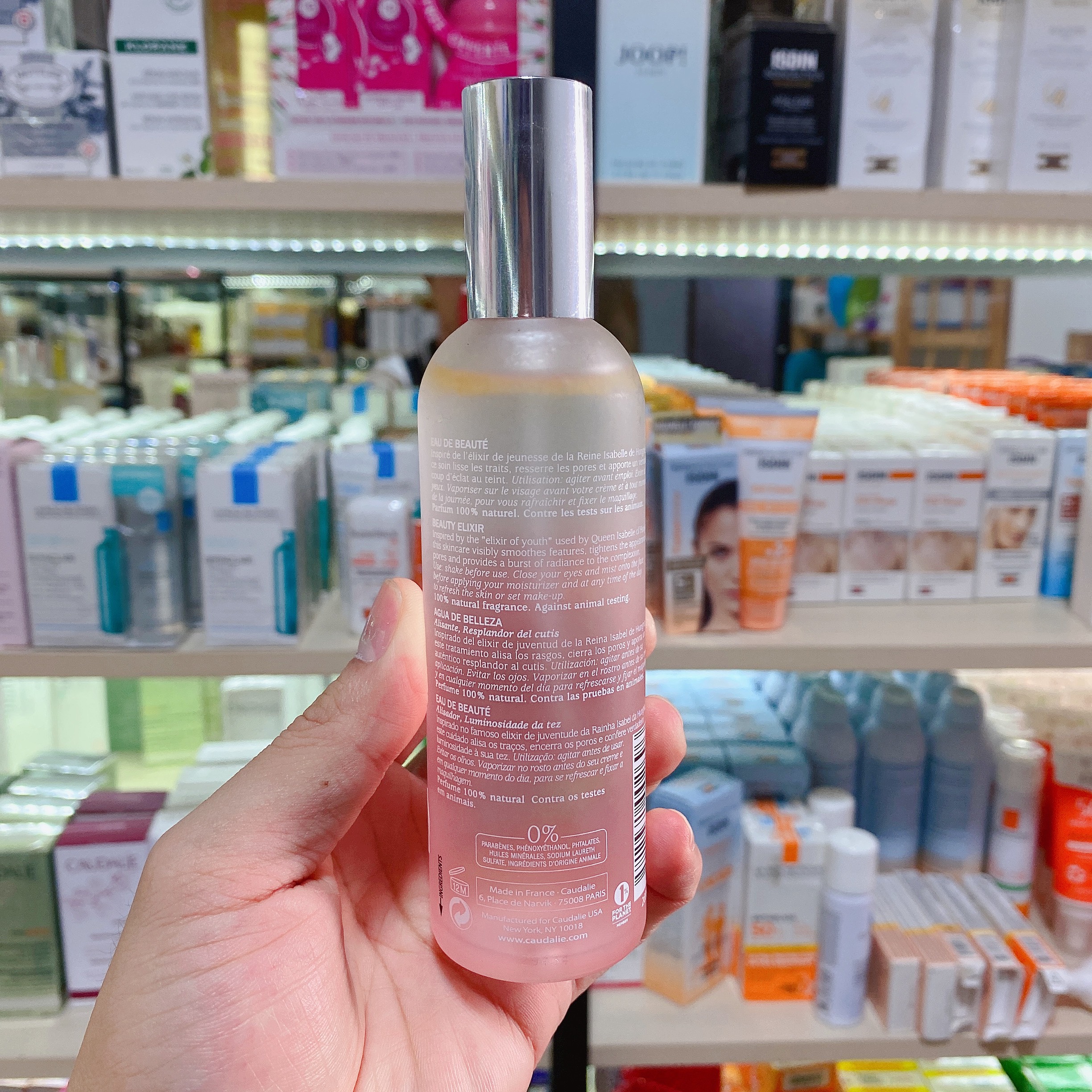 Xịt khoáng Dưỡng Da Caudalie Eau De Beaute Elixir 100ml