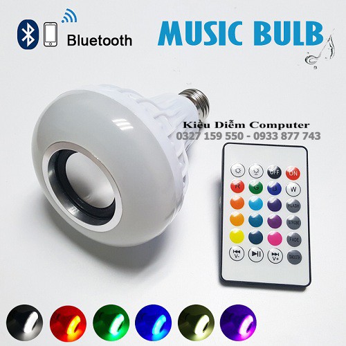 Bóng đèn kiêm loa phát nhạc bluetooth