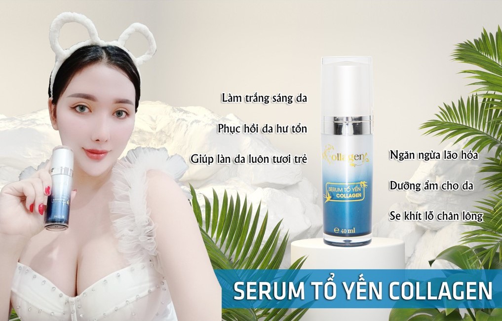 Serum Tổ Yến N Collagen 30 ml – Dưỡng Trắng, Cấp Ẩm Sâu, Săn Chắc & Ngừa Lão Hoá