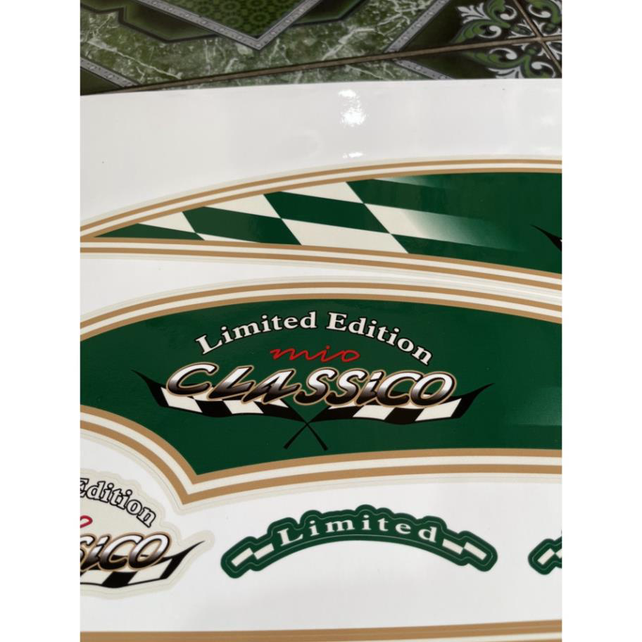 Tem Rời Dán Xe Mio Classicco Mẫu Zin