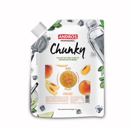 Mứt Andros Chunky Peach (Đào) 1kg