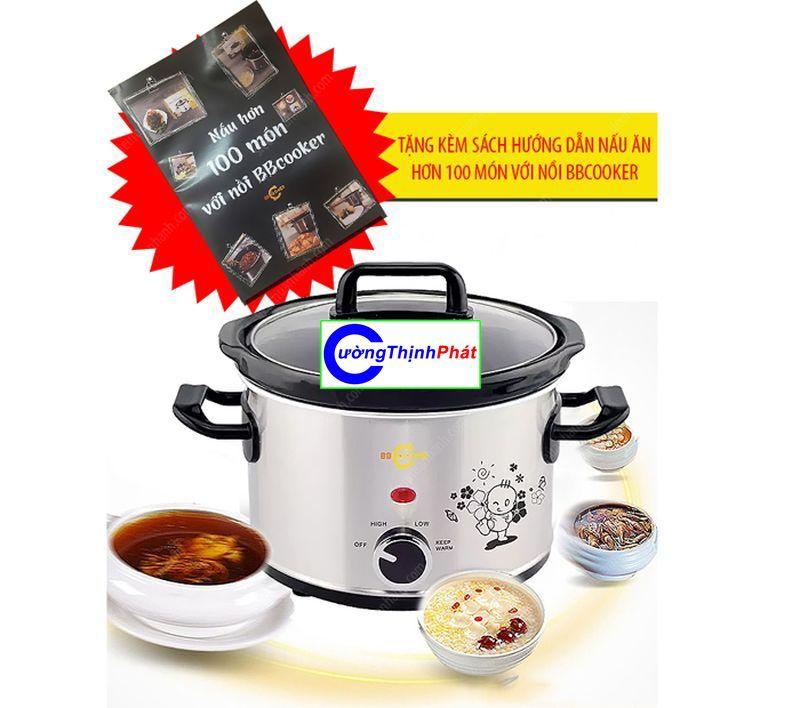 Nồi Nấu Cháo Chậm Cho Bé Ăn Dặm BB COOKER 2.5L