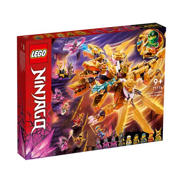 Bộ lắp ráp lego ninjago 71774 rồng vàng huyền thoại của lloyd