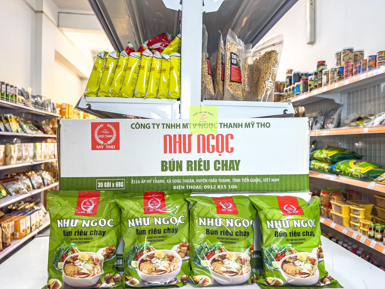 Bún Riêu Chay Như Ngọc Nước Dùng Ngọt Thanh Đậm Đà Gói Ăn Liền