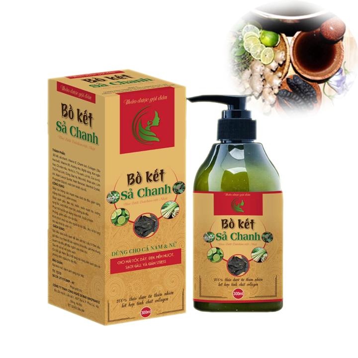 Dầu Gội Trị Rụng Tóc Kích Thích Mọc Tóc Thảo Dược Bồ Kết Sả Chanh tốt nhất