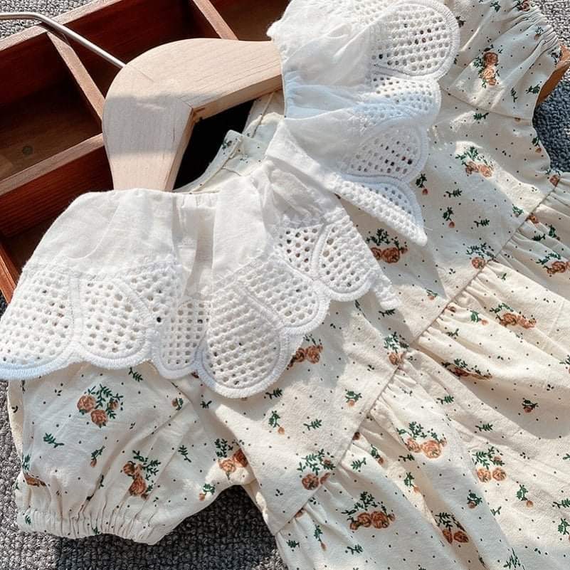 Vải thô hoa cao cấp chất mềm, đẹp - Vải Chi Chii