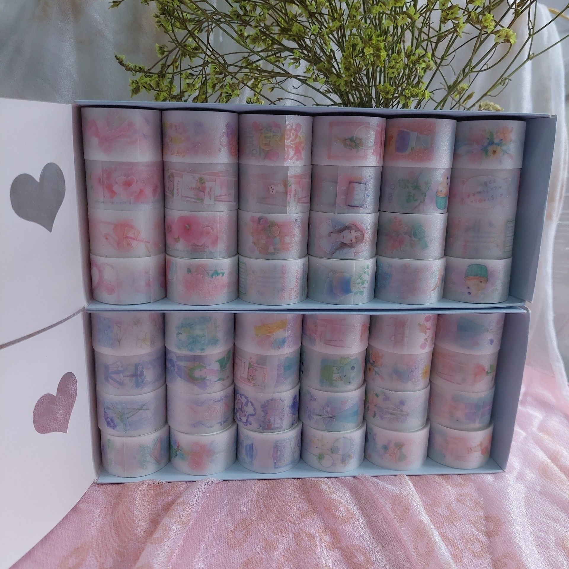 Cuộn Washi tape nhiều màu