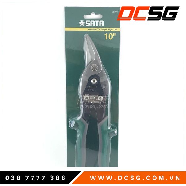 Kéo cắt tôn mũi cong trái Sata 93102