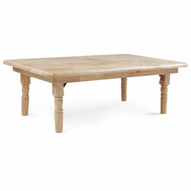 Bàn gỗ chân tiện 60x90cm chân gập gọn