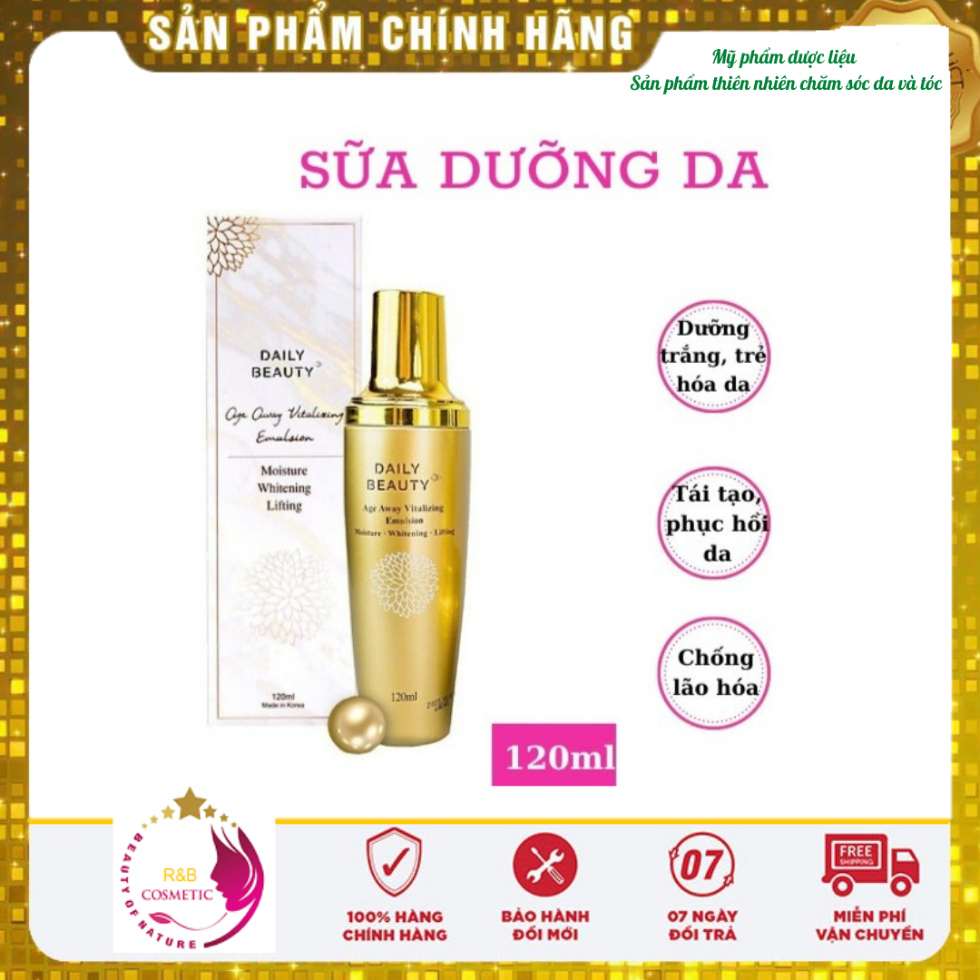 Sữa dưỡng trắng da  120ML