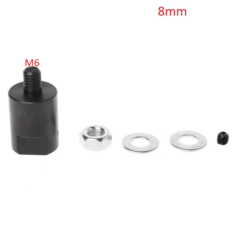 Khớp chuyển đổi lưỡi cưa m6 gắn trục động cơ 3.17/4/5/6/8mm - đầu nối cho máy cưa