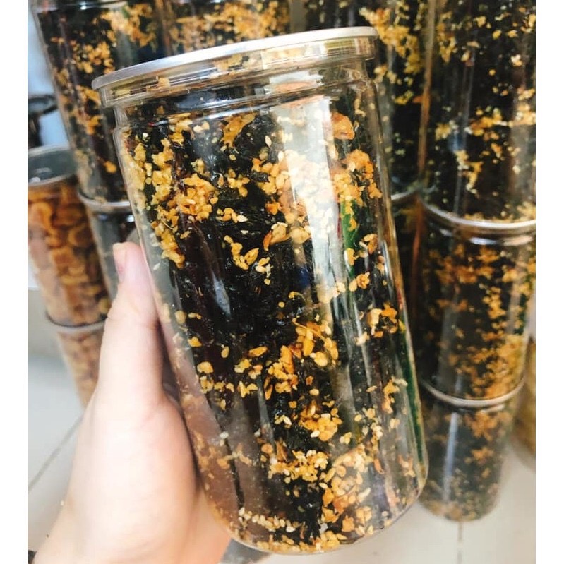rong biển cháy tỏi 200gr