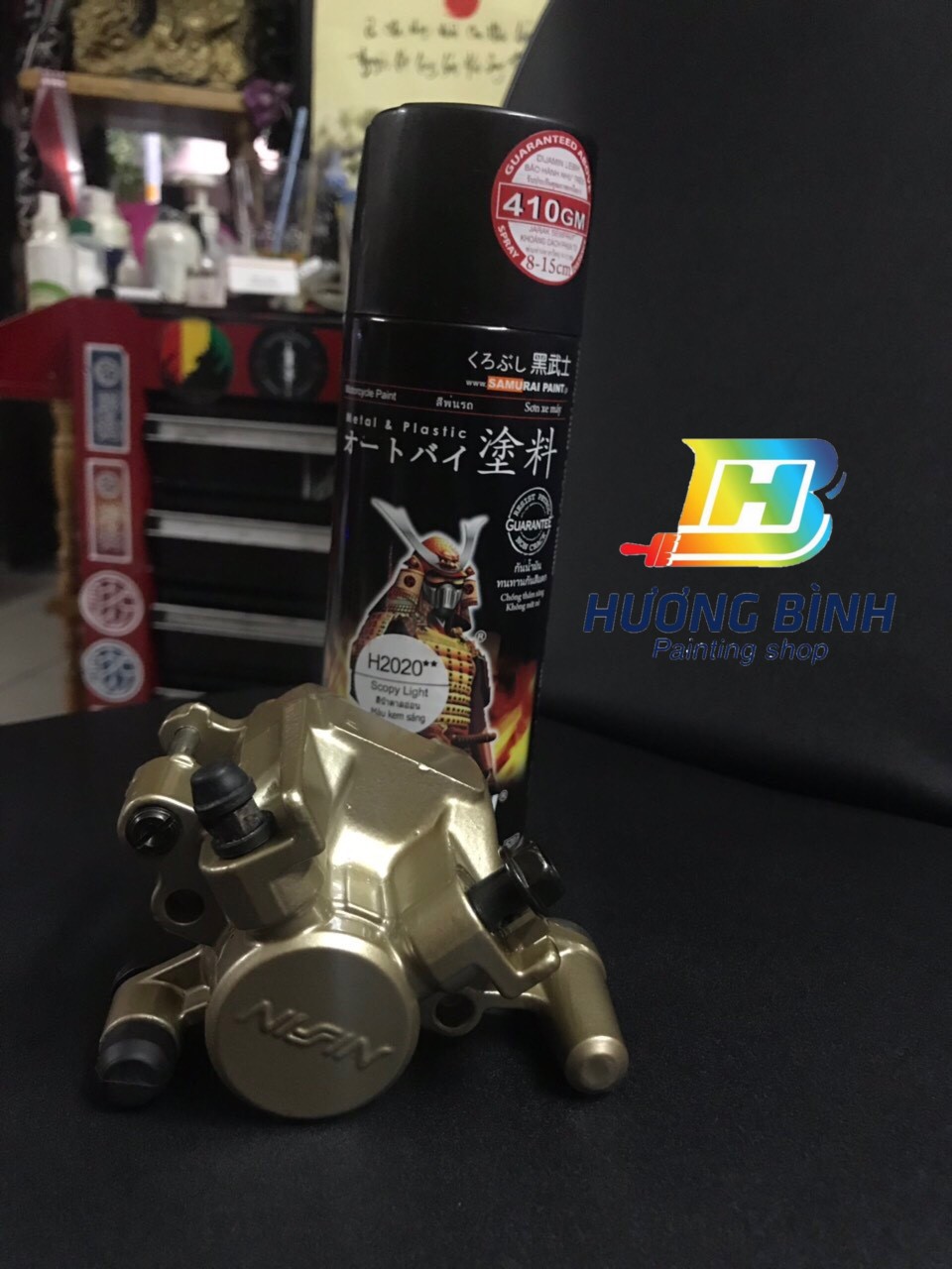 Sơn xịt Samurai màu Kem Sáng - H2020